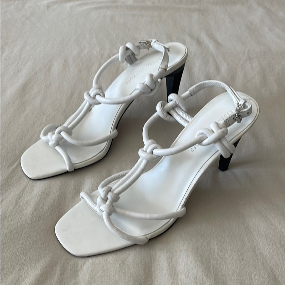 Rebecca Minkoff Laciann White Strappy Women's Heels Size 9M